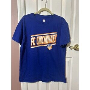 MLS Brand FC Cincinnati Soccer T Shirt Mens Large